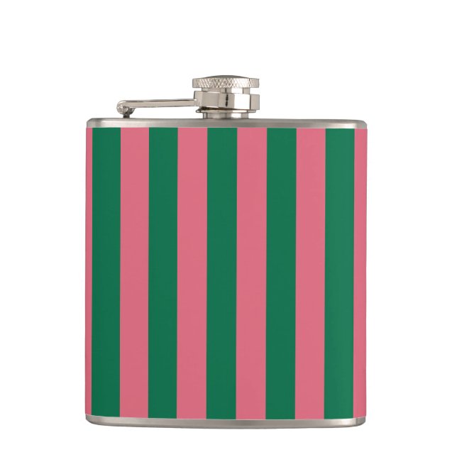 Flasques Sweetheart Rose Pickle Vert Rayure (Devant)