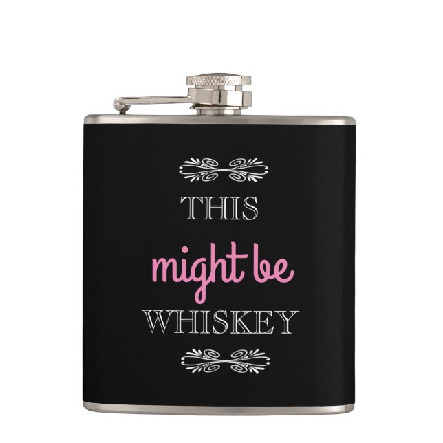 Flasques Swirl Ceci peut être du whisky (Devant)