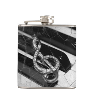 Flasques Symbole de musical de piano