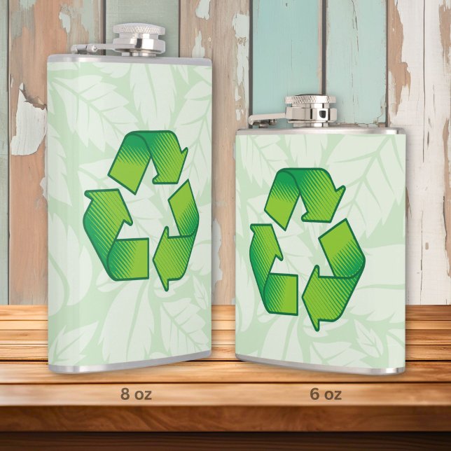 Flasques Symbole de recyclage (Créateur téléchargé)