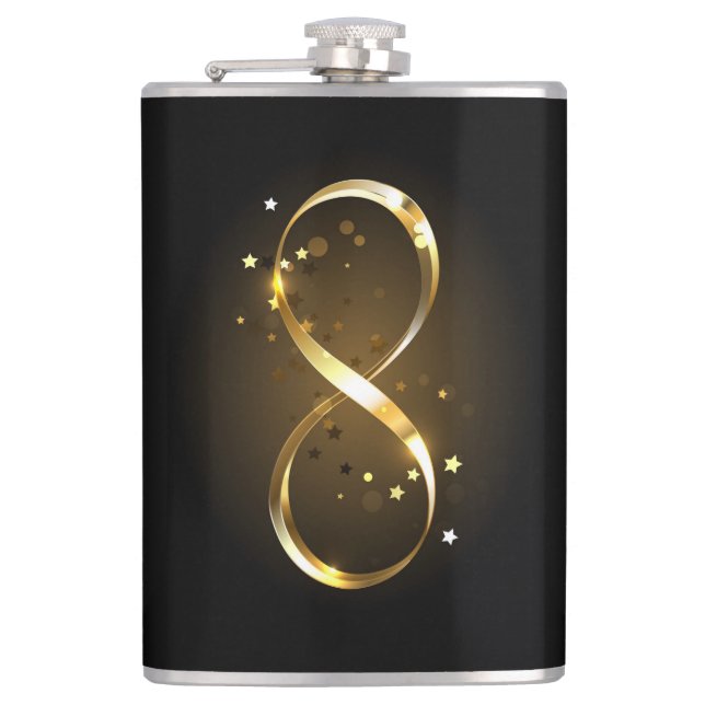 Flasques Symbole d'infini doré (Devant)