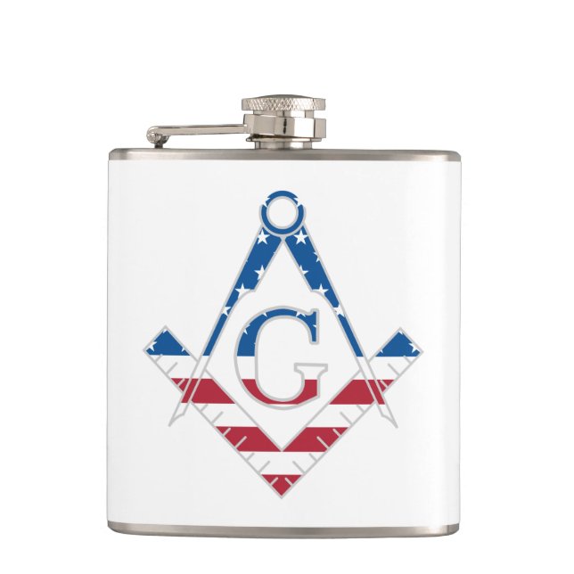 Flasques Symbole Freemasonic des États-Unis (Devant)