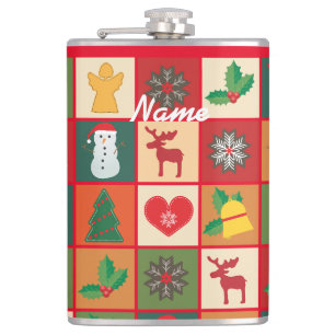 Flasques Symboles de Noël Medley Art Thunder_Cove