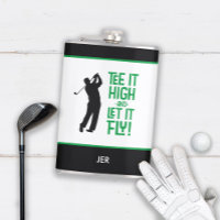 T-Shirt Citation Humor Mignon Golf Sports Noir Ver