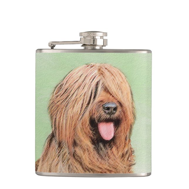 Flasques Tableau de bord - Joli art original chien (Devant)