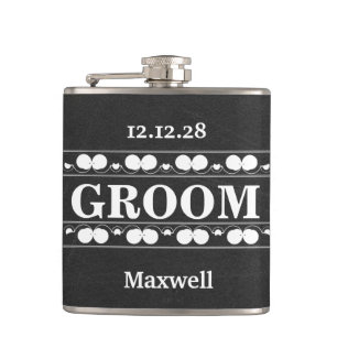 Flasques Tableau noir Le Mariage Groomsman