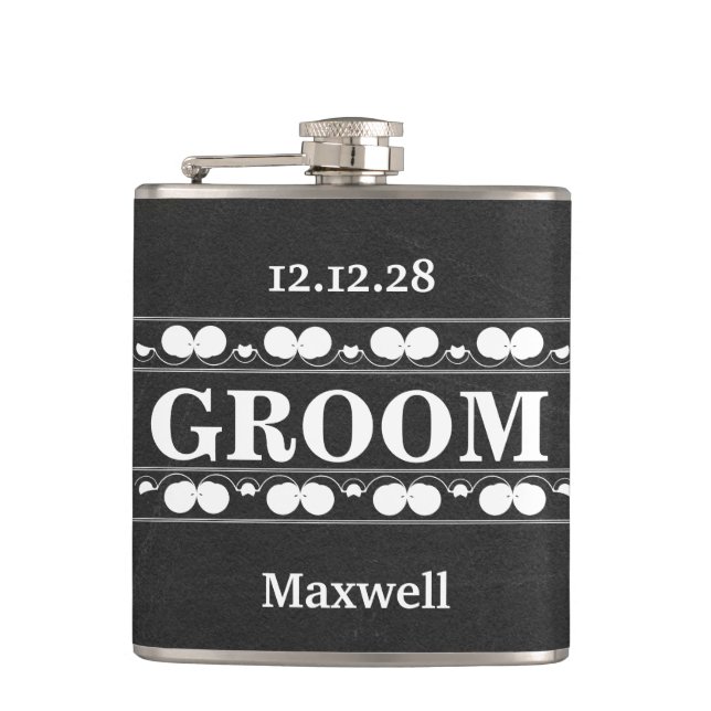 Flasques Tableau noir Le Mariage Groomsman (Devant)