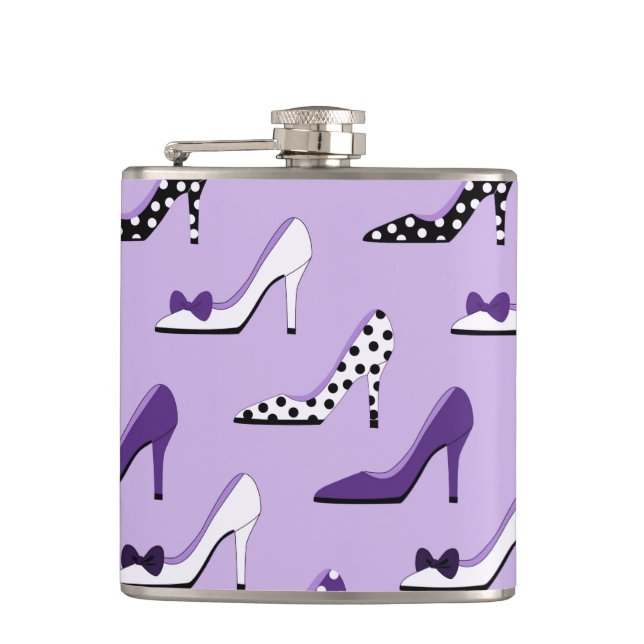 Flasques Talons Violets de Dame Fashion (Devant)