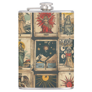 Flasques Tarot vintage