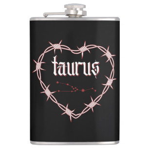 Flasques Taurus Constellation Gothique Dark Celestial Edgy
