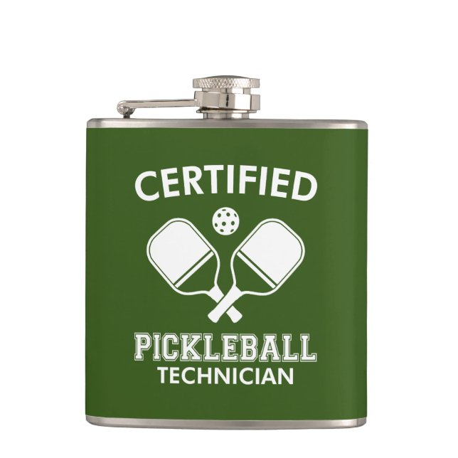Flasques Technicien certifié en Pickleball (Devant)