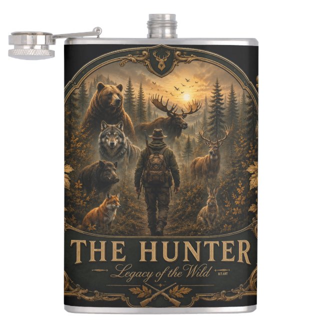 Flasques The Hunter , Dans le silence sauvage  (Ouvert)
