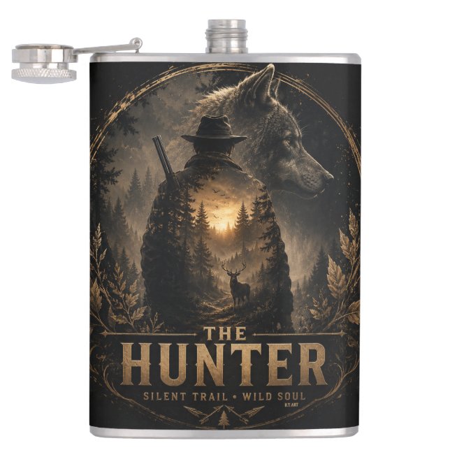 Flasques The Hunter , Dans le silence sauvage  (Ouvert)