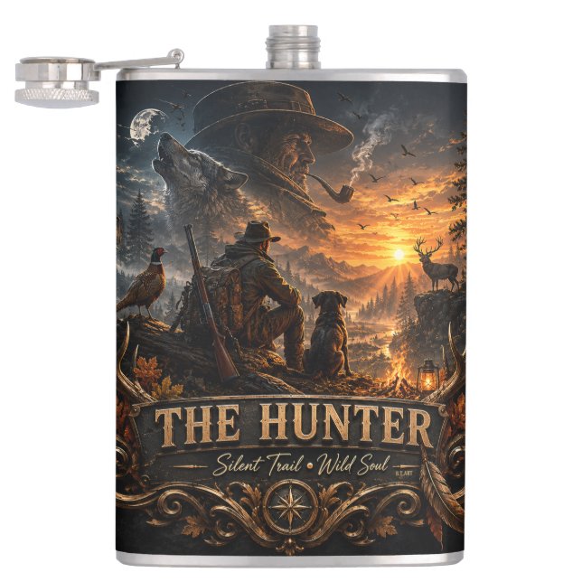 Flasques The Hunter , Dans le silence sauvage  (Ouvert)