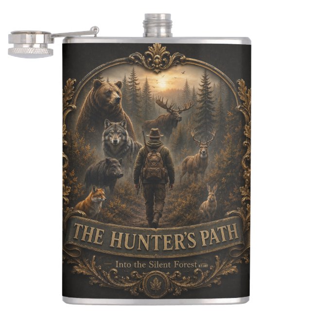 Flasques The Hunter , Dans le silence sauvage  (Ouvert)