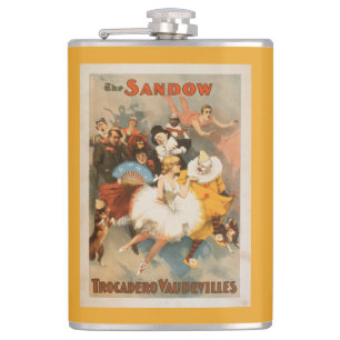 Flasques Thème de carnaval de vaudevilles de Sandow