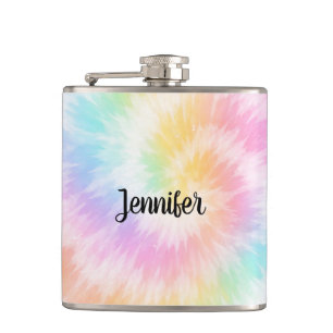 Flasques Tie-Dye Girly Chic Pastel Rose