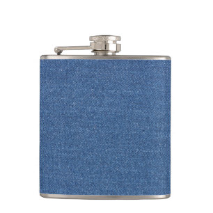 Flasques Tissu d'origine bleu mode jean denim