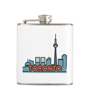 Flasques Toronto Canada Skyline