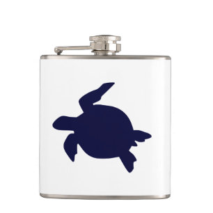 Flasques Tortue marine bleu foncé