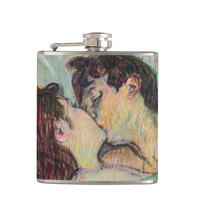 Flasques Toulouse-Lautrec - Au lit : Le baiser (Devant)