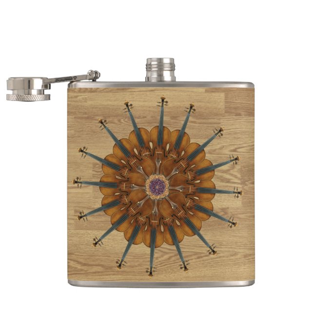 Flasques Tournesol de violon (Ouvert)