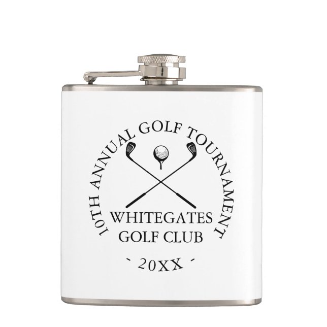 Flasques Tournoi de golf moderne personnalisé  (Devant)