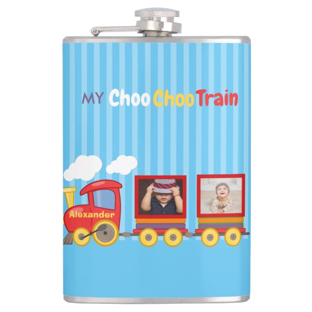 Flasques Train Jouet Toddler Boys Birthday Blue (Devant)