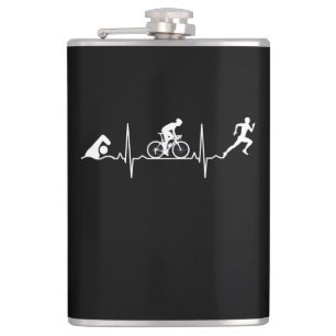 Flasques Triathlon - Battement de coeur de triathlon