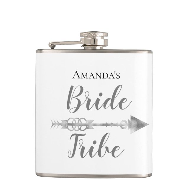 Flasques Tribu de mariée chic boho personnalisée (Devant)