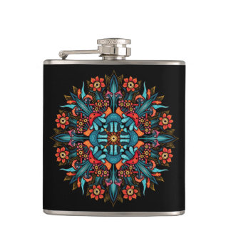 Flasques Trippy hippie psychédélique champignon super bizar