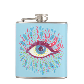 Flasques Trippy Oye Psychedelic Art