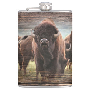Flasques Troupeau de buffles