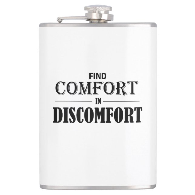Flasques Trouver le confort dans l'inconfort (Devant)