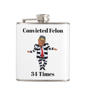 Flasques Trump condamné Felon Flask