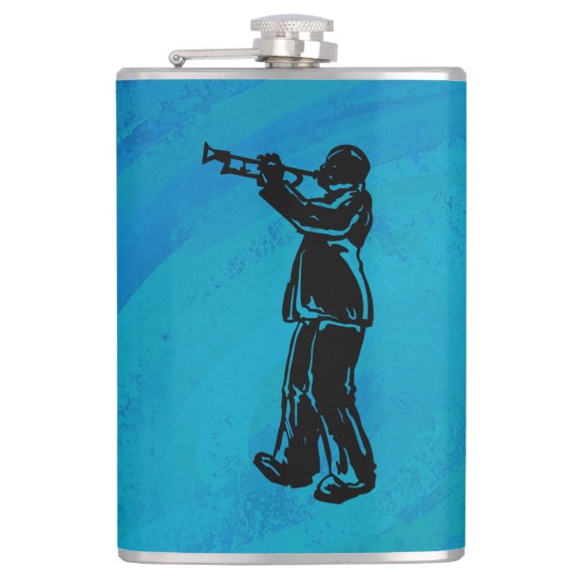 Flasques Trumpet bleu New York Boogie Nuits (Devant)