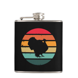 Flasques Turquie Oiseau Thanksgiving Distressed coucher de