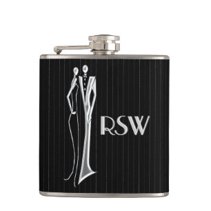Flasques Tuxedo - Monogramme