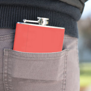 Flasques un arrière - plan rouge avec une bordure blanche