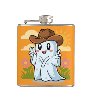 Flasques Un joli Fantôme Cowboy pour la décoration festive