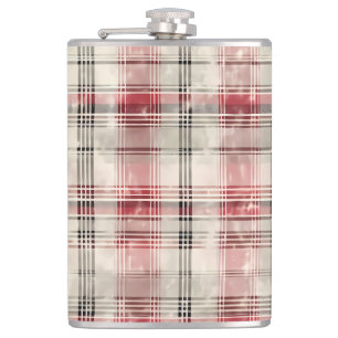 Flasques Un Tartan de Noël Floral Design série #15