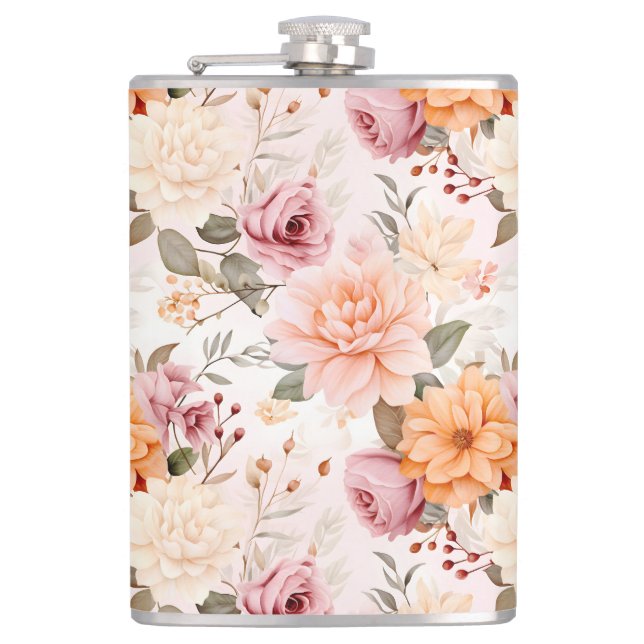 Flasques Une série de fleurs automnales Design 2 (Devant)