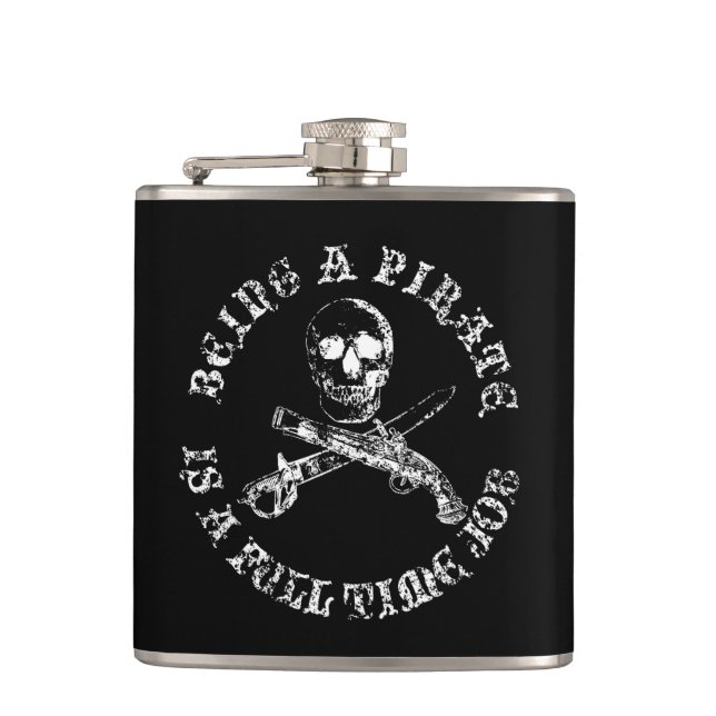 Flasques Une vie de pirates fulltimeskullflask_7 (Devant)