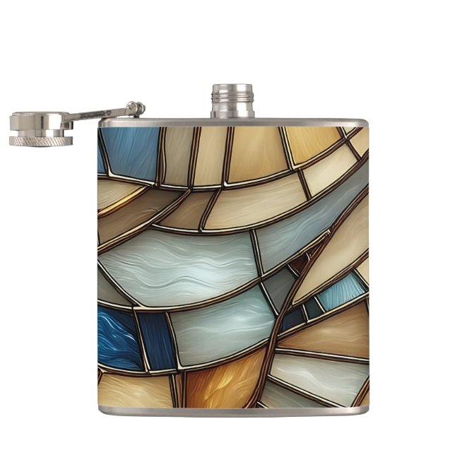 Flasques Vagues en verre tendu (Ouvert)