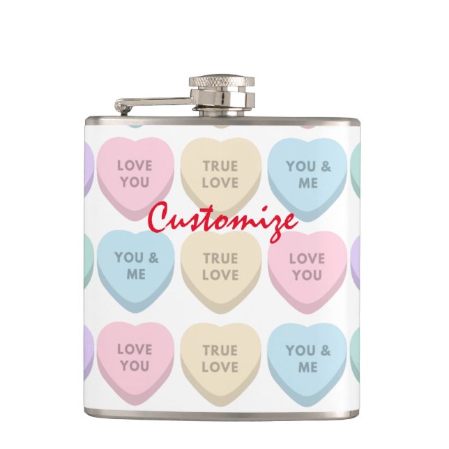 Flasques Valentine Candy Hearts Thunder_Cove (Devant)