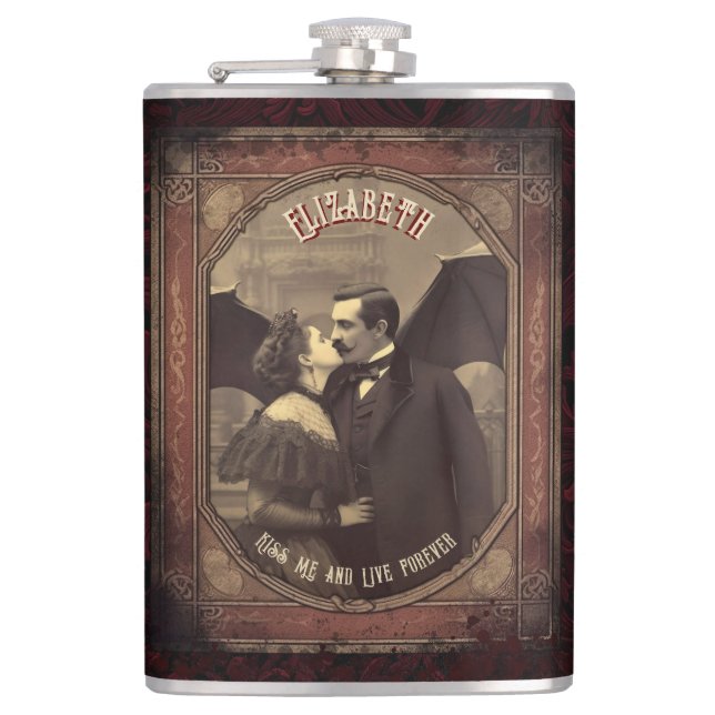 Flasques Vampire gothique romantique victorien vintage Drac (Devant)