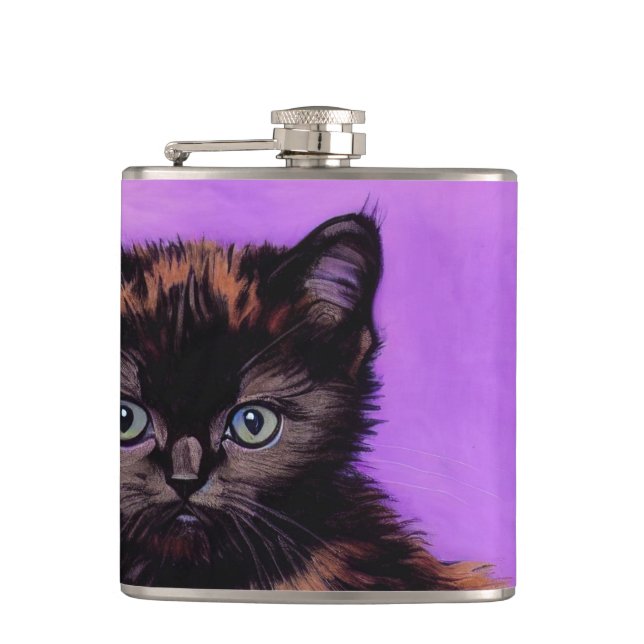 Flasques Van Gogh Style Chat pourpre (Devant)