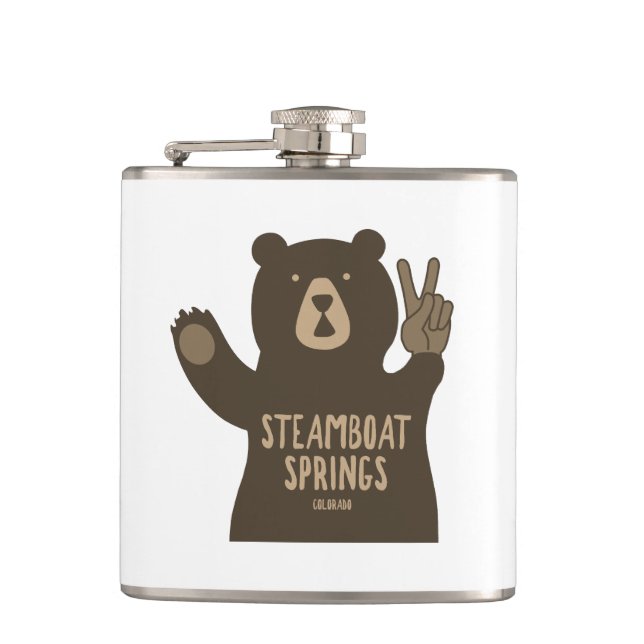 Flasques Vapeur Springs Colorado Peace Bear (Devant)