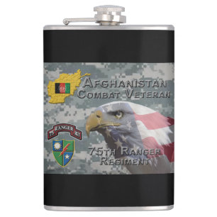 Flasques Vétéran de combat afghan 75e régiment de rangers