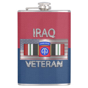 Flasques Vétéran de la 82e division aéroportée en Irak